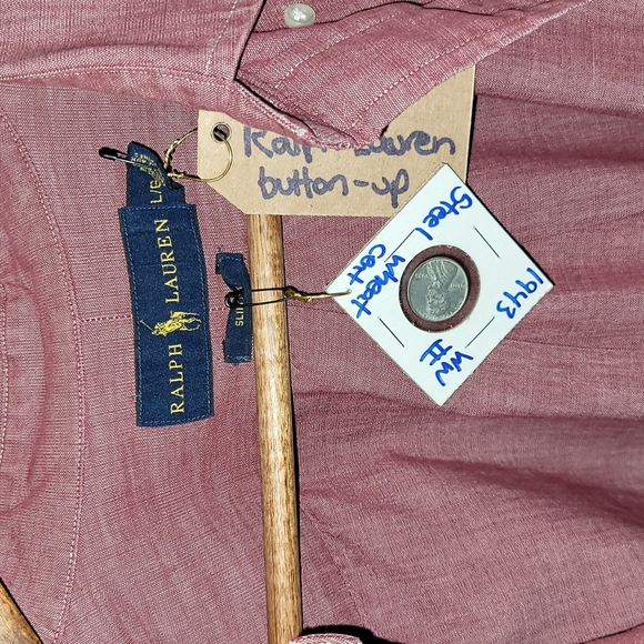 Y2k. Ralph Lauren. Blue Label. Button-up size Large. - Picture 2 of 7